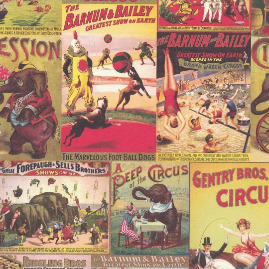 Circus Collage Print Paper ~ Rossi Italy